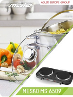 Mesko MS 6509 Dobbel kokeplate