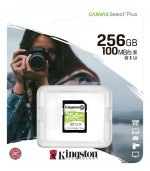 Kingston 256 GB SDXC Canvas Select Plus 100R C10 UHS-I U3 V30 Kingston 256 GB SDXC Canvas Select Plus 100R C10 UHS-I U3 V30