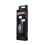 Maxlife MXEP-02 - In-Ear-hodetelefoner med mikrofon, hvit