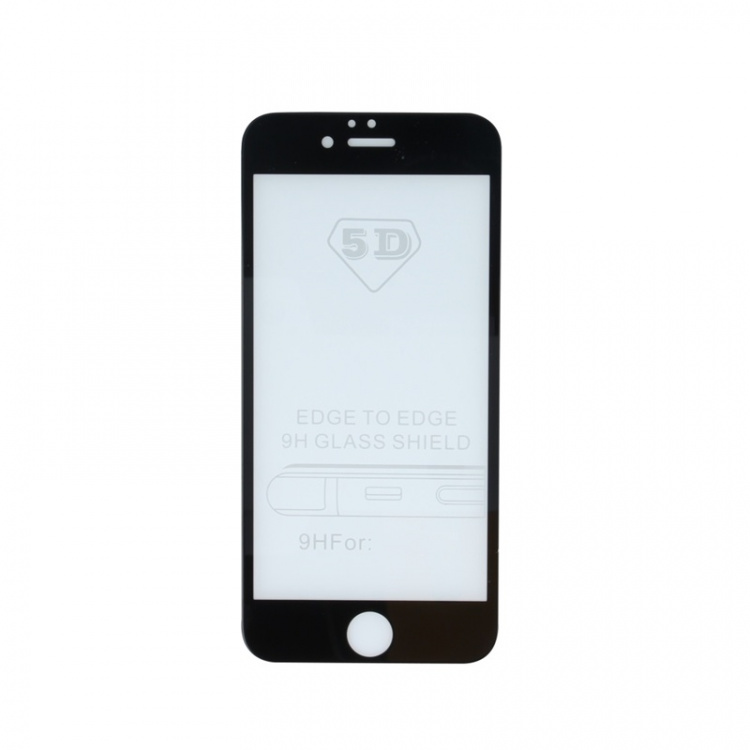 5D herdet skjermbeskytter for Huawei P30 Pro, svart ramme