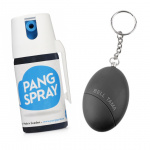 Pangspray Selvforsvarsutstyr - og overfallsalarm (svart)
