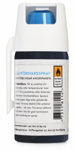 Pangspray Selvforsvarsutstyr - og overfallsalarm (svart)
