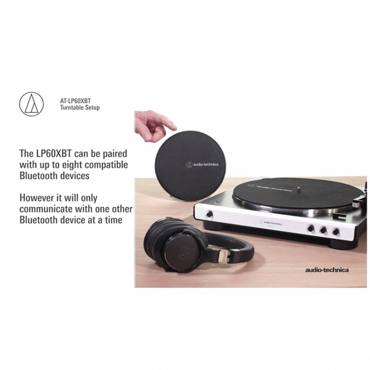 Audio-Technica Platespiller med Bluetooth Svart Audio-Technica Platespiller med Bluetooth Svart