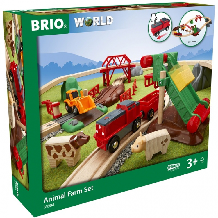 Brio 33984 Bondegårdssett med dyr