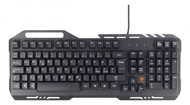 DELTACO GAMING RGB lit keyboard, metal frame, USB, black DELTACO GAMING RGB lit keyboard, metal frame, USB, black
