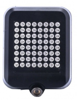 Smart automatisk sykkelbaklys med lasersensor og 64 stk LED