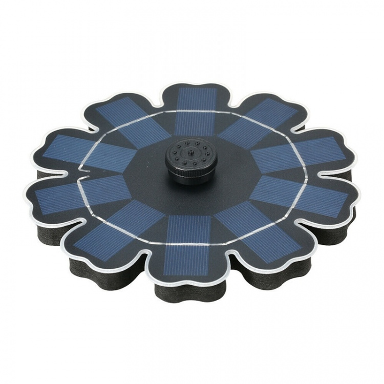 Flytende fontene drevet av solceller