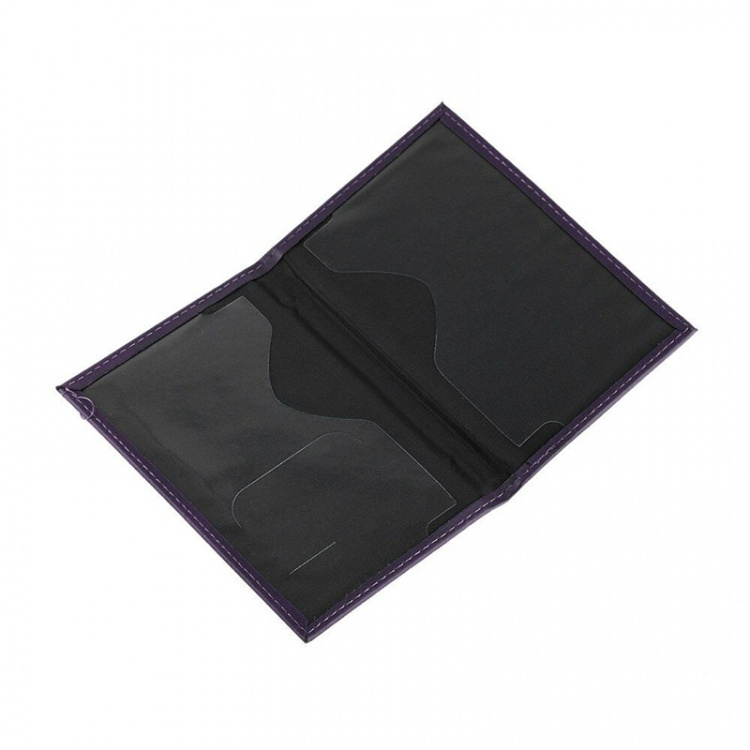 Etui for pass - svart