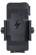 Motorsykkelholder med innebygd trådløs hurtiglader, svart (CD-3093)