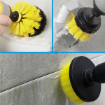 Sett med 3 skurebørster for drill/skrutrekker Sett med 3 skurebørster for drill/skrutrekker