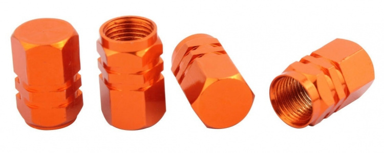 Ventilhetter 4-pk, oransje