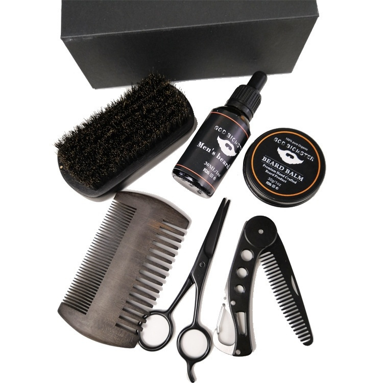 Skjeggpleiesett i 6 deler