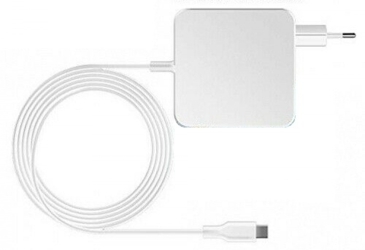 AC-adapter til Type-C PD 45W, hvit AC-adapter til Type-C PD 45W, hvit