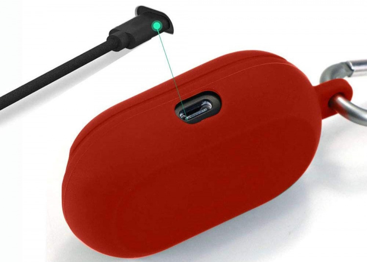 Beskyttelsesveske for Samsung Galaxy Buds (2019), Rød Beskyttelsesveske for Samsung Galaxy Buds (2019), Rød