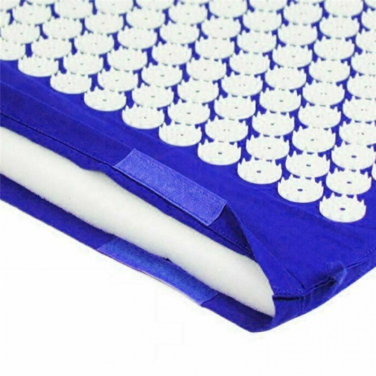 Neglematte med pute lindrer smerte og stress, Blå Neglematte med pute lindrer smerte og stress, Blå