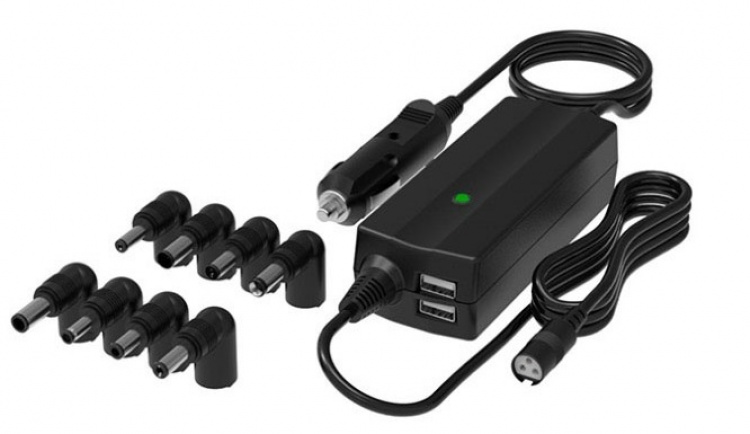 Universell billader for bærbare datamaskiner, 8 plugger Universell billader for bærbare datamaskiner, 8 plugger