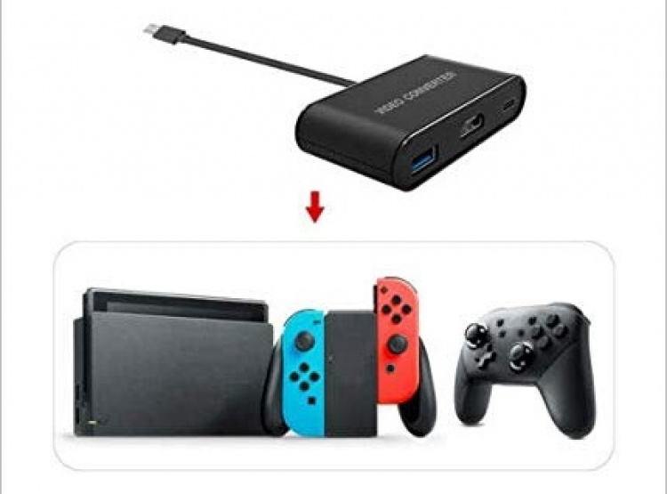 HDMI-videokonverter for Switch-konsoll
