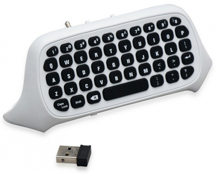 Tastatur for Xbox One S-kontroller, hvit Tastatur for Xbox One S-kontroller, hvit