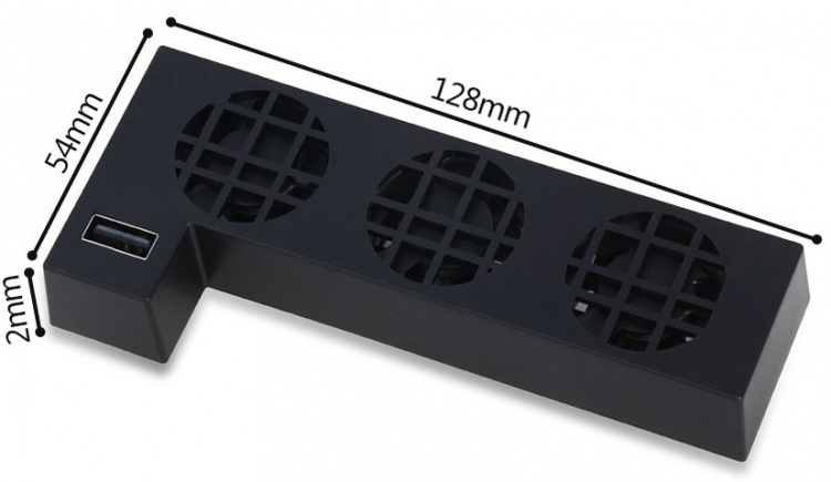 Ekstern kjølevifte for Xbox One X, svart