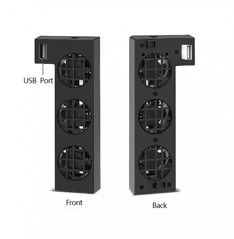 Ekstern kjølevifte for Xbox One X, svart