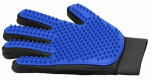 Børstehanske for dyr, blå Børstehanske for dyr, blå