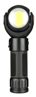 Oppladbar T6 + COB LED 360° roterende lommelykt med magnet Oppladbar T6 + COB LED 360° roterende lommelykt med magnet