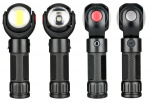 Oppladbar T6 + COB LED 360° roterende lommelykt med magnet Oppladbar T6 + COB LED 360° roterende lommelykt med magnet