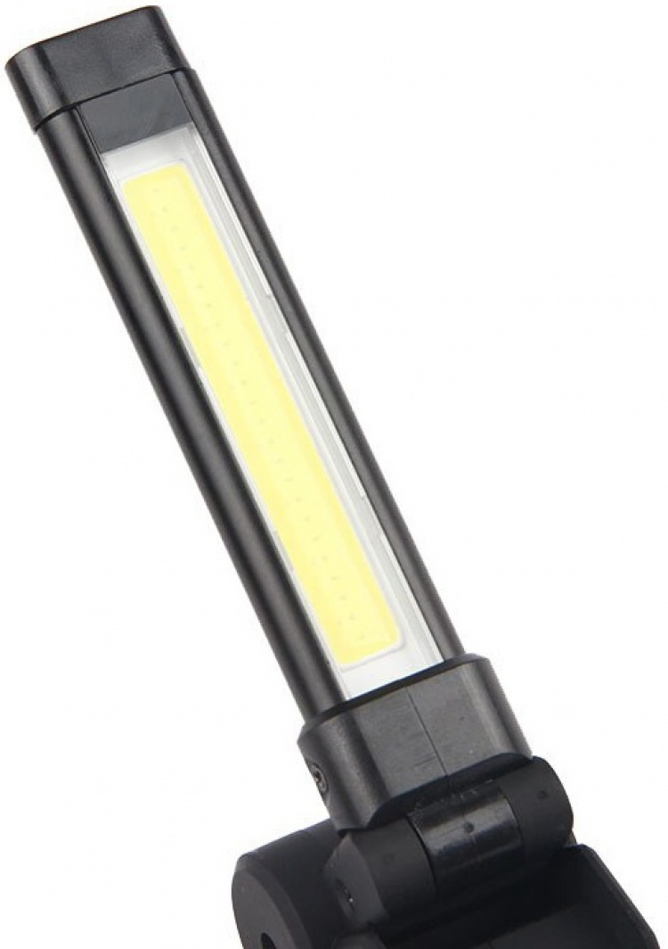 Oppladbar lommelykt 2000mAh, svart Oppladbar lommelykt 2000mAh, svart