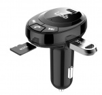 FM-sender med Bluetooth handsfree, QC 3.0 lader FM-sender med Bluetooth handsfree, QC 3.0 lader