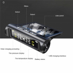 Solcelledrevet dekktrykkovervåker Solcelledrevet dekktrykkovervåker