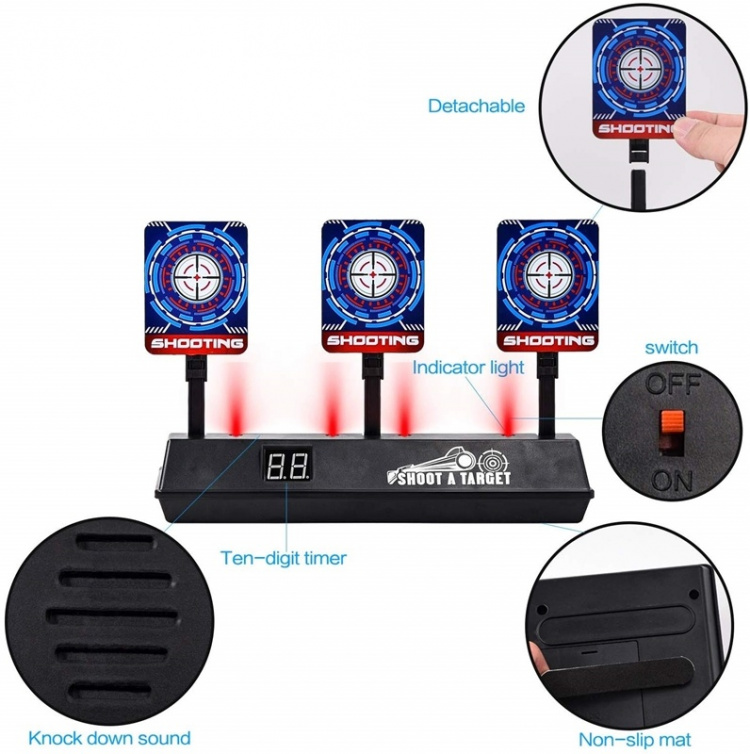 Elektrisk snikskytterbrett med poengsum