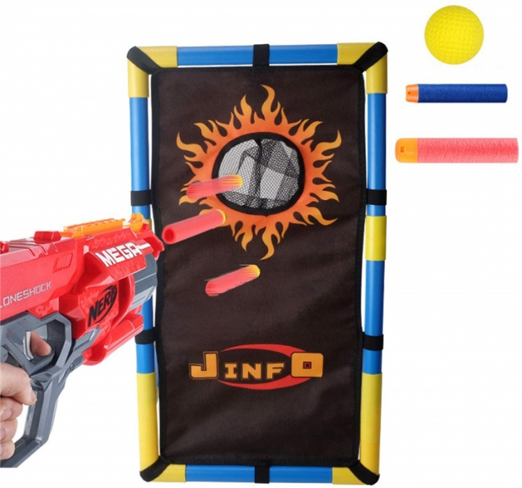 Skyteskjerm med ramme