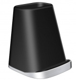 Plassbesparende pennestativ med trådløs Qi-lading