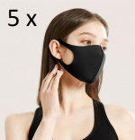 5-pakning vaskbar beskyttelsesmaske/munnbeskyttelse Luxury