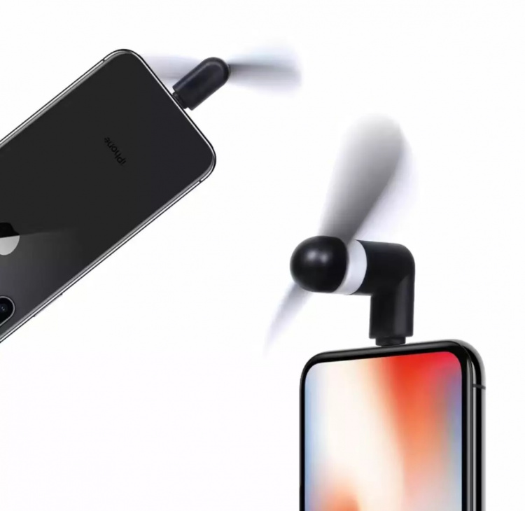 Vifte for iPhone med Lightning - Hvit