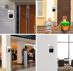 Veggmontert termometer med IR-teknologi, ideelt for kontorer Veggmontert termometer med IR-teknologi, ideelt for kontorer