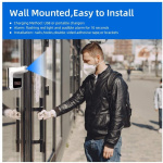 Veggmontert termometer med IR-teknologi, ideelt for kontorer Veggmontert termometer med IR-teknologi, ideelt for kontorer