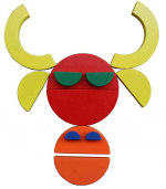 Kreativt puslespill med sirkler Kreativt puslespill med sirkler