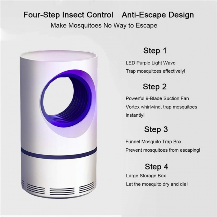 Effektiv myggdreper, hvit