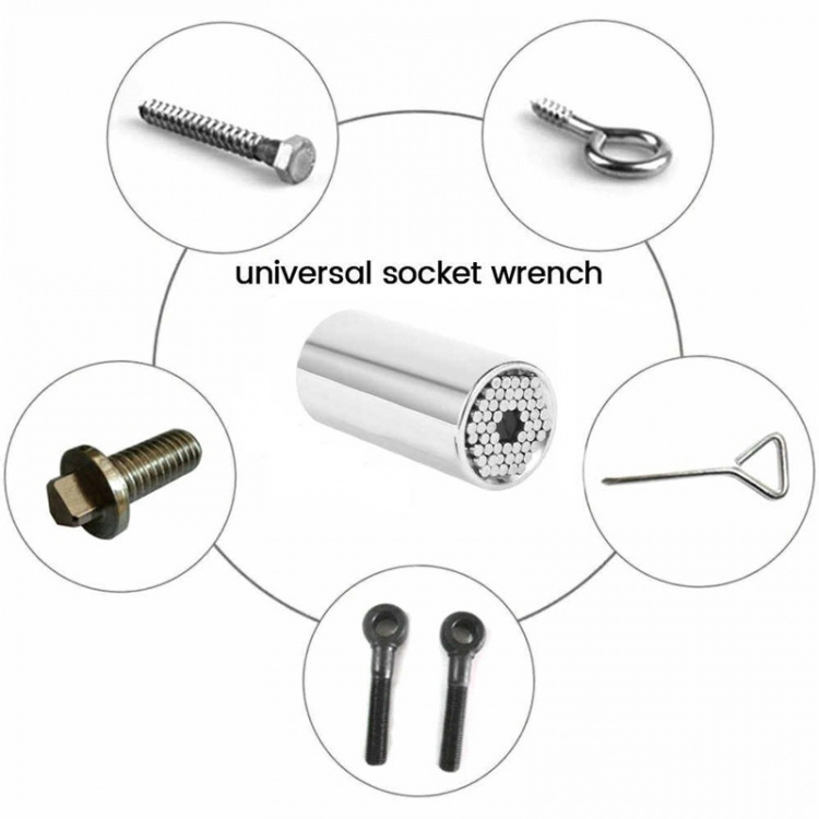 Supersmart multihylse med grepområde 7-19mm