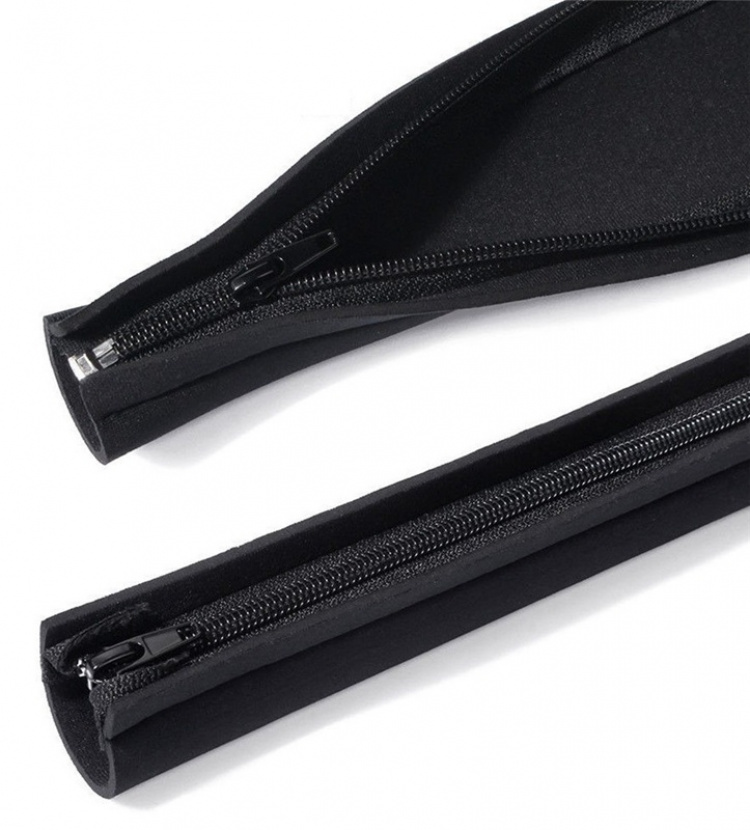 4-paks Kabeldeksel med glidelås, Svart 4-paks Kabeldeksel med glidelås, Svart