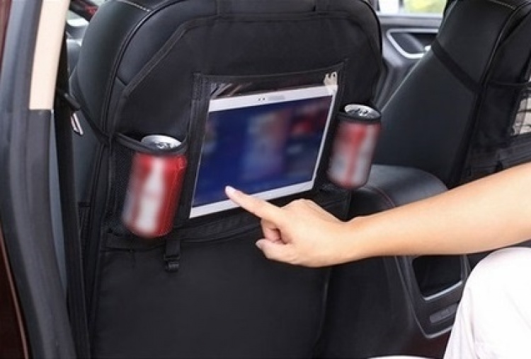 Sparktrekk med oppbevaringsrom, opphengskrok til bilen,Svart