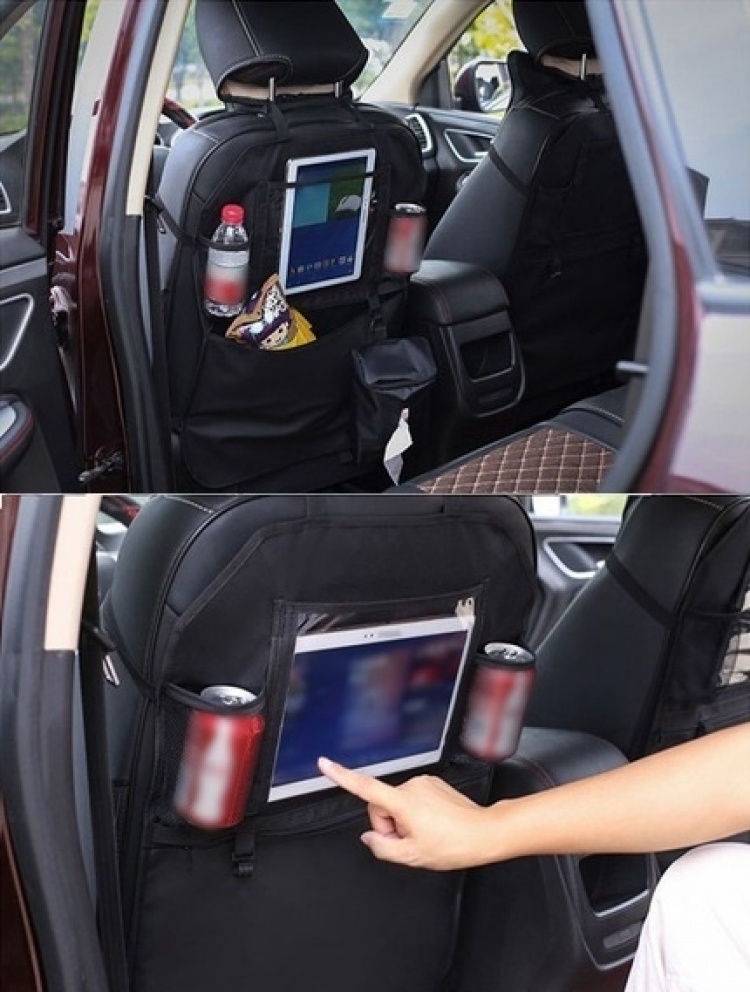 Sparktrekk med oppbevaringsrom, opphengskrok til bilen,Svart