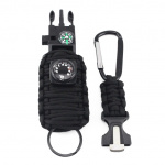 Overlevelsessett med 12 tilbehør - Svart Overlevelsessett med 12 tilbehør - Svart