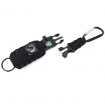 Overlevelsessett med 12 tilbehør - Svart Overlevelsessett med 12 tilbehør - Svart