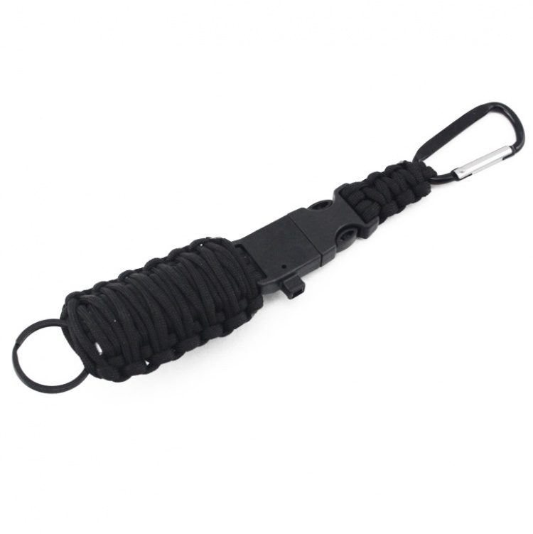 Overlevelsessett med 12 tilbehør - Svart Overlevelsessett med 12 tilbehør - Svart