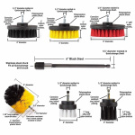 Rengjøringsbørster til drill/skrutrekker, 22 deler