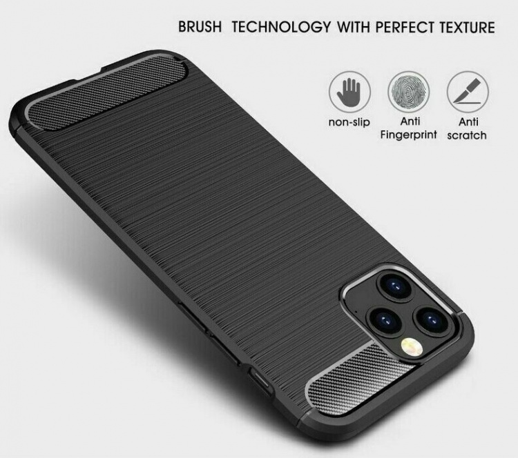 Stilig mobildeksel til iPhone 12 mini, Svart Stilig mobildeksel til iPhone 12 mini, Svart