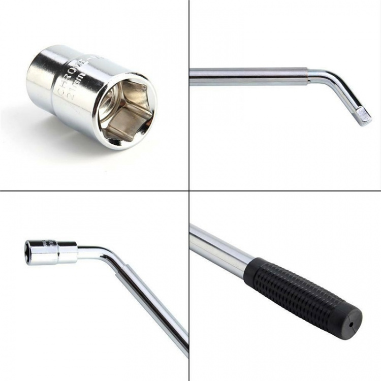 Felgnøkkel med teleskophåndtak