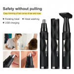 Nese- og ansiktshårtrimmer, svart